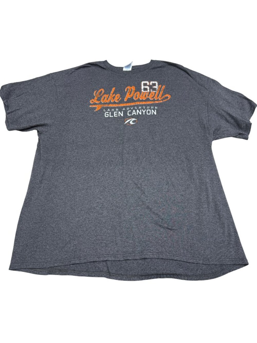 Lake Powell Lake Adventure Glen Canyon Men's Gray SS T-Shirt, Size 2XL